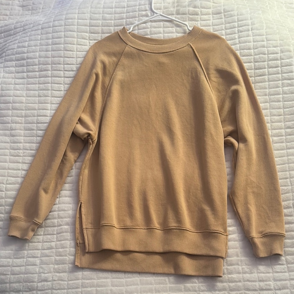 Women's taupe/tan Crewneck